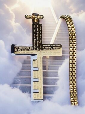 Our Father…. Unisex… Necklace.. 3 Style Choices… Experience It